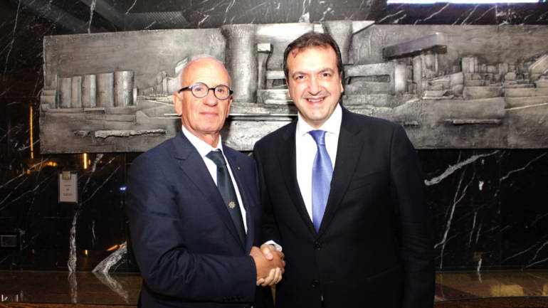 Cenacolo con Umberto Masucci Presidente dell’International Propellers Club d’Italia