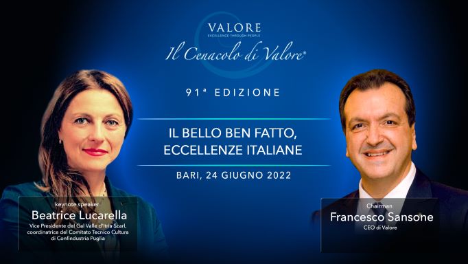 Il Cenacolo di Valore con Beatrice Lucarella, Vicepresidente del Gal Valle d’Itria