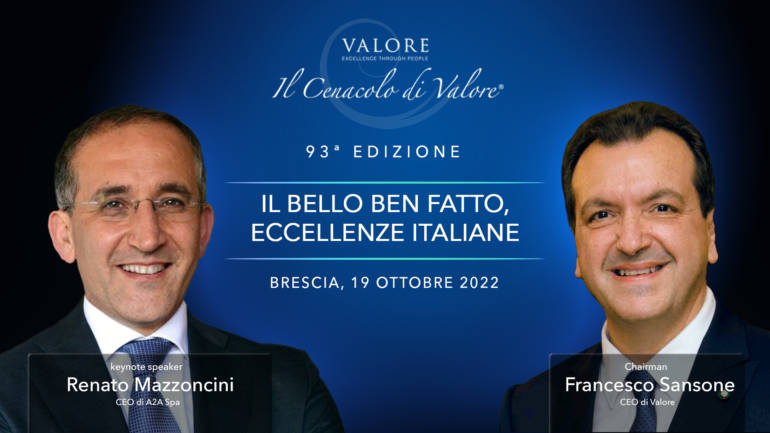 Il Cenacolo di Valore con Renato Mazzoncini, CEO di A2A S.p.A.