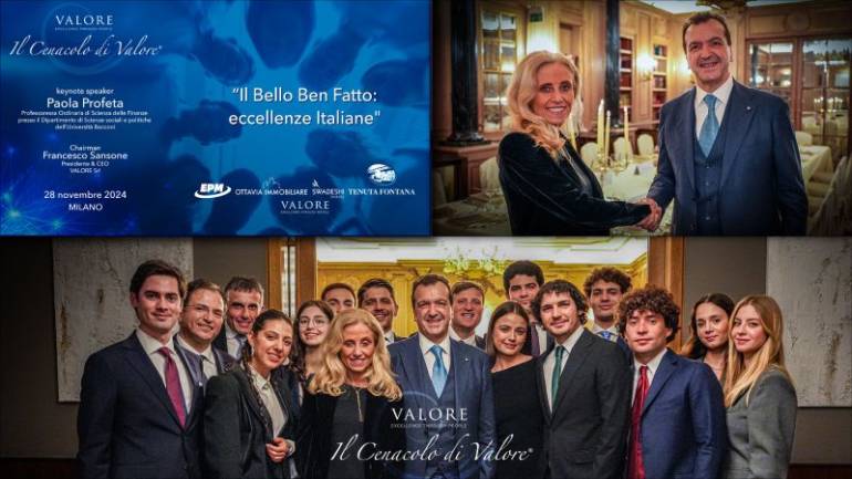Il Cenacolo di Valore a Milano con i giovani studenti universitari dell’Università Bocconi