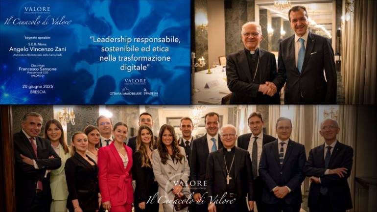 II Cenacolo di Valore a Brescia con i giovani studenti universitari dell’Università Cattolica del Sacro Cuore